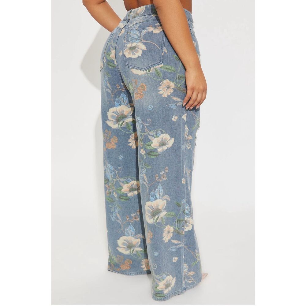 Fashionnova | blooming love wide leg jeans - Picture 2 of 5